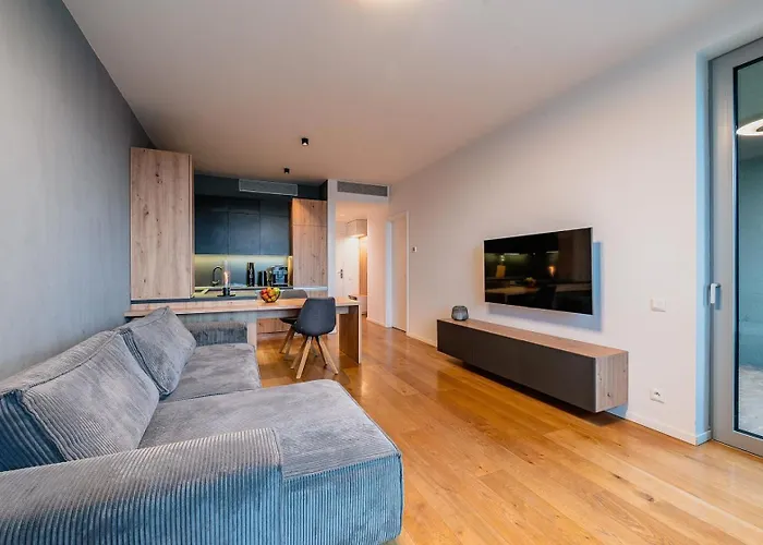 Sky Park Deluxe - Castle View - Free Parking Apartament *